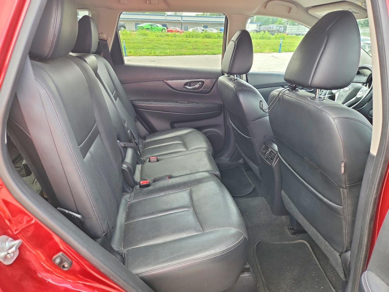 2014 Nissan Rogue Sl Красный vin: 5N1AT2MV8EC754987