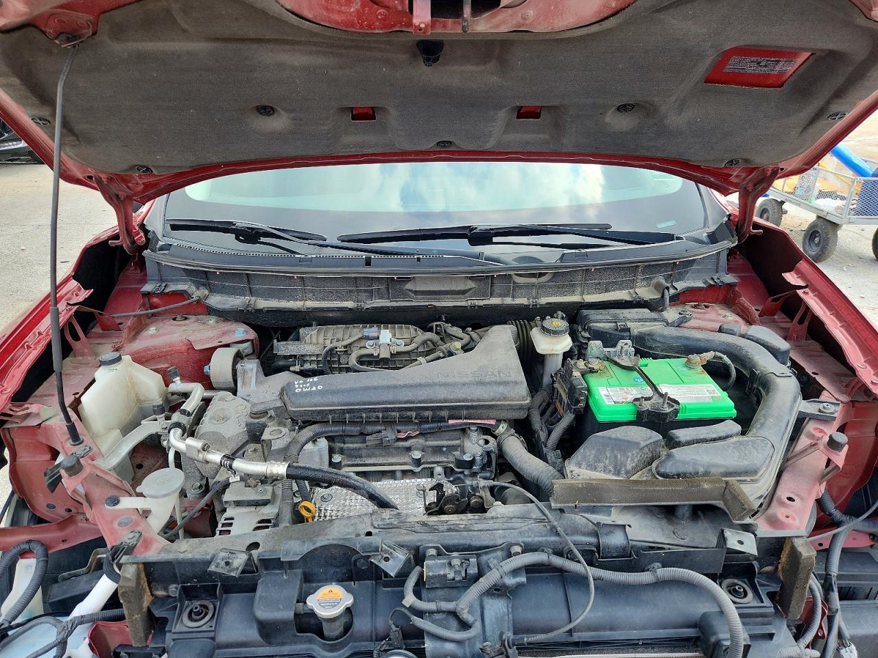 2014 Nissan Rogue Sl Красный vin: 5N1AT2MV8EC754987