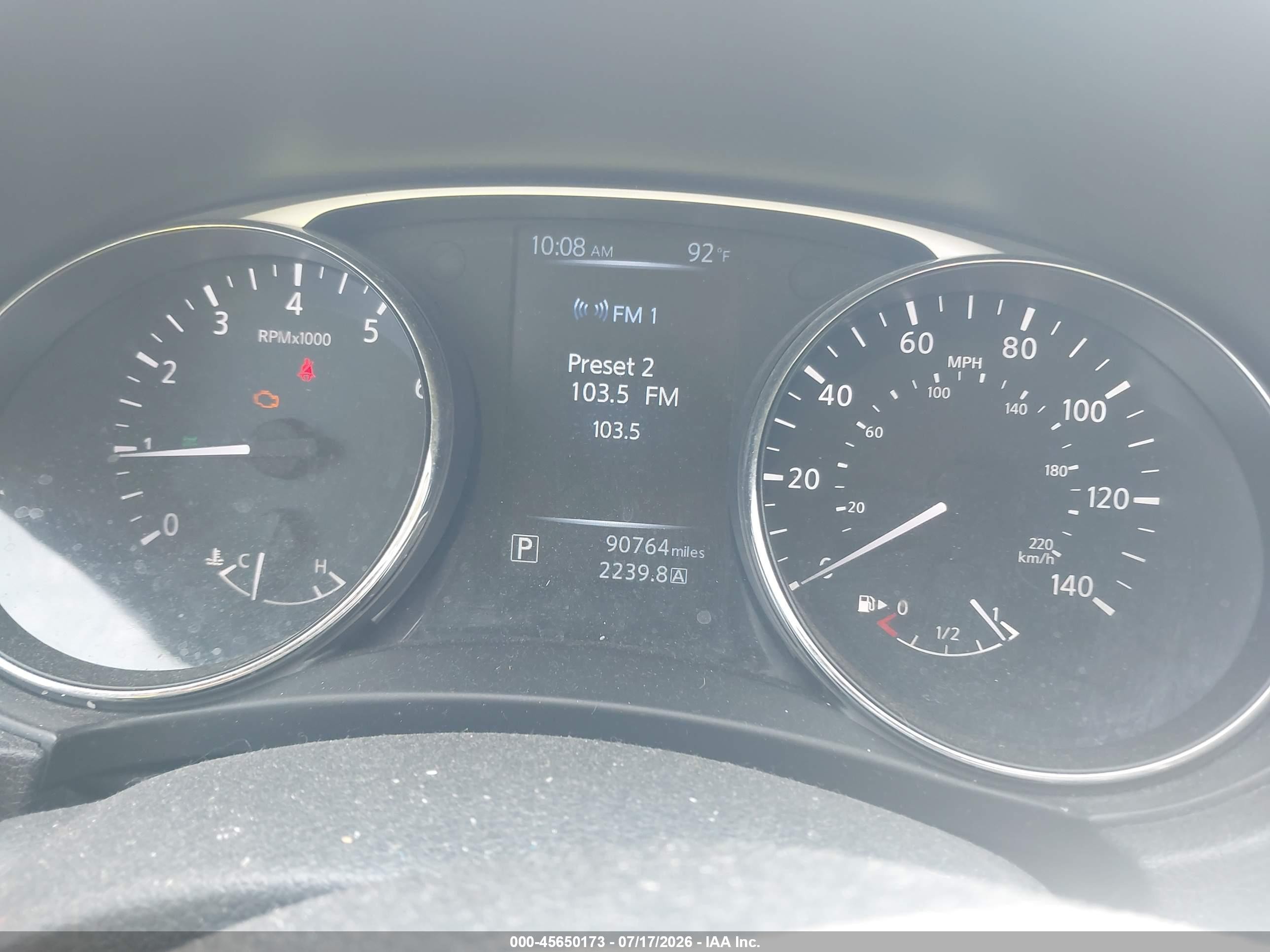 2014 Nissan Rogue Sv White vin: 5N1AT2MV8EC758649