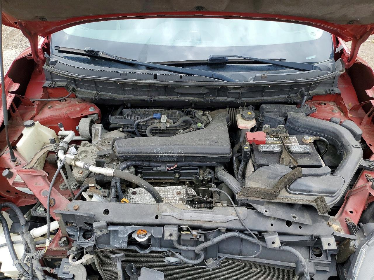 2014 Nissan Rogue Sl Красный vin: 5N1AT2MV8EC762734