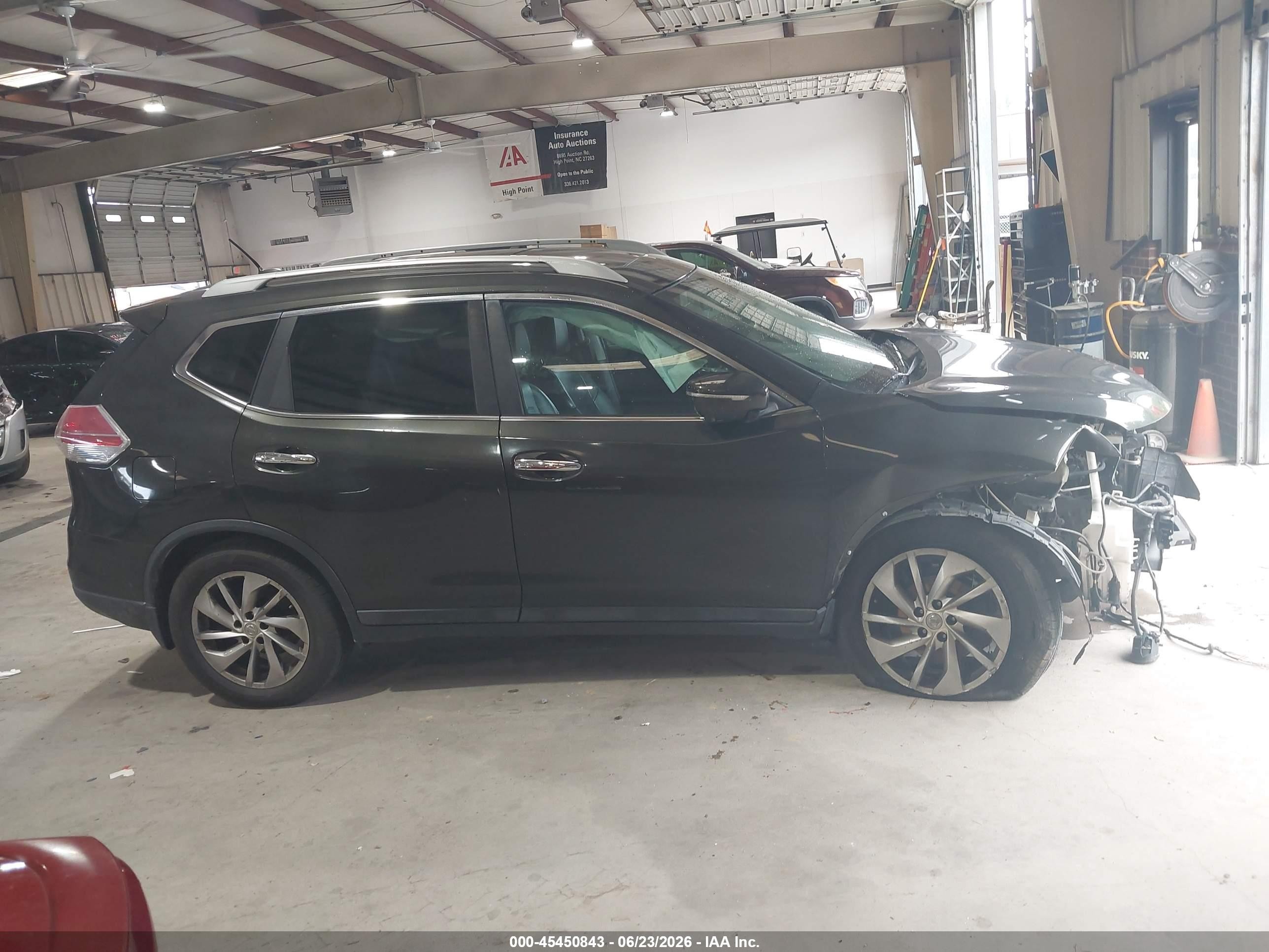 2014 Nissan Rogue Sl Gray vin: 5N1AT2MV8EC768713