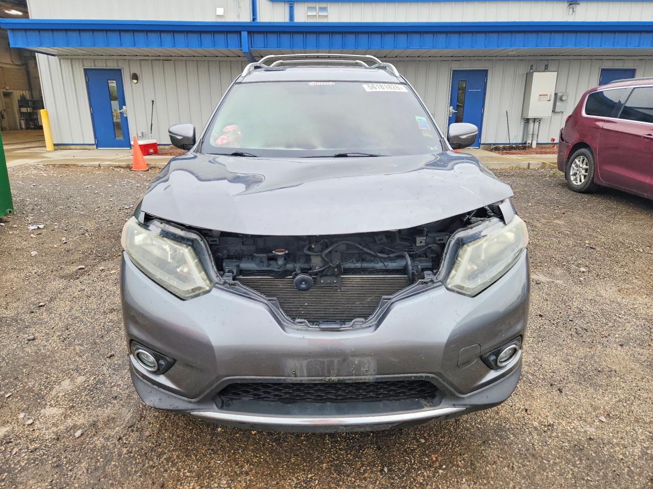 2014 Nissan Rogue S Gray vin: 5N1AT2MV8EC779940