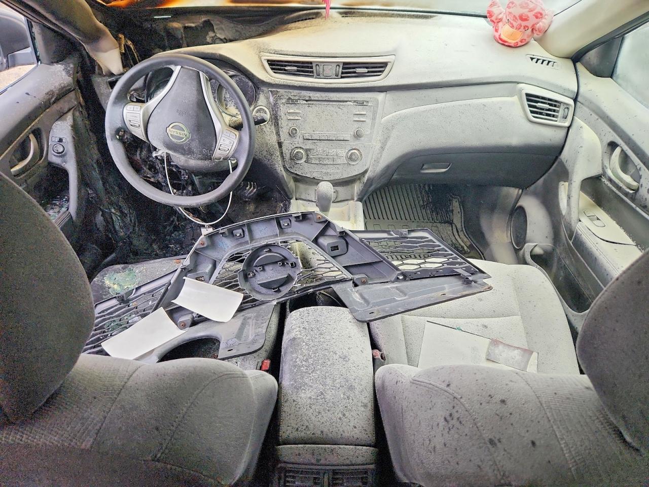 2014 Nissan Rogue S Gray vin: 5N1AT2MV8EC779940