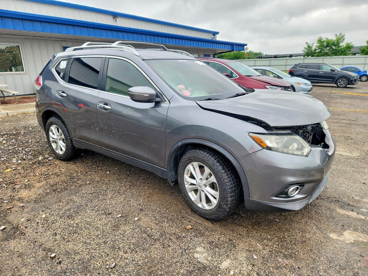 2014 Nissan Rogue S Gray vin: 5N1AT2MV8EC779940