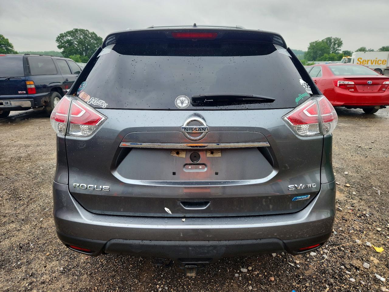 2014 Nissan Rogue S Gray vin: 5N1AT2MV8EC779940
