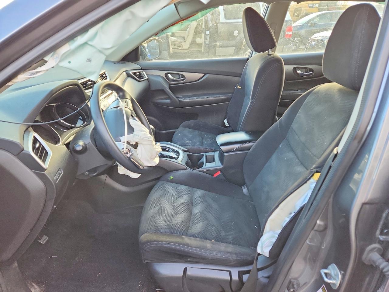 2014 Nissan Rogue S Серый vin: 5N1AT2MV8EC790307