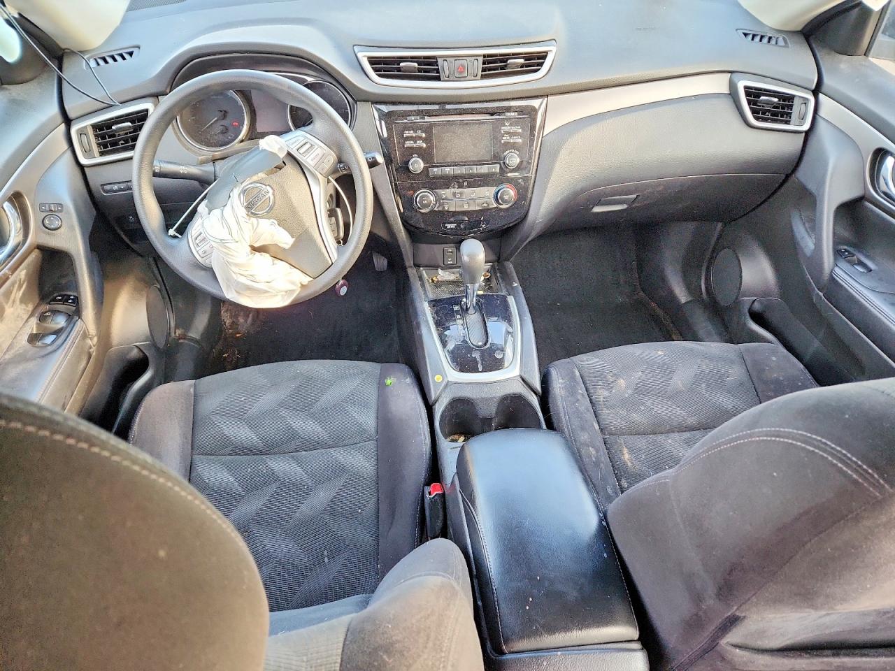 2014 Nissan Rogue S Серый vin: 5N1AT2MV8EC790307
