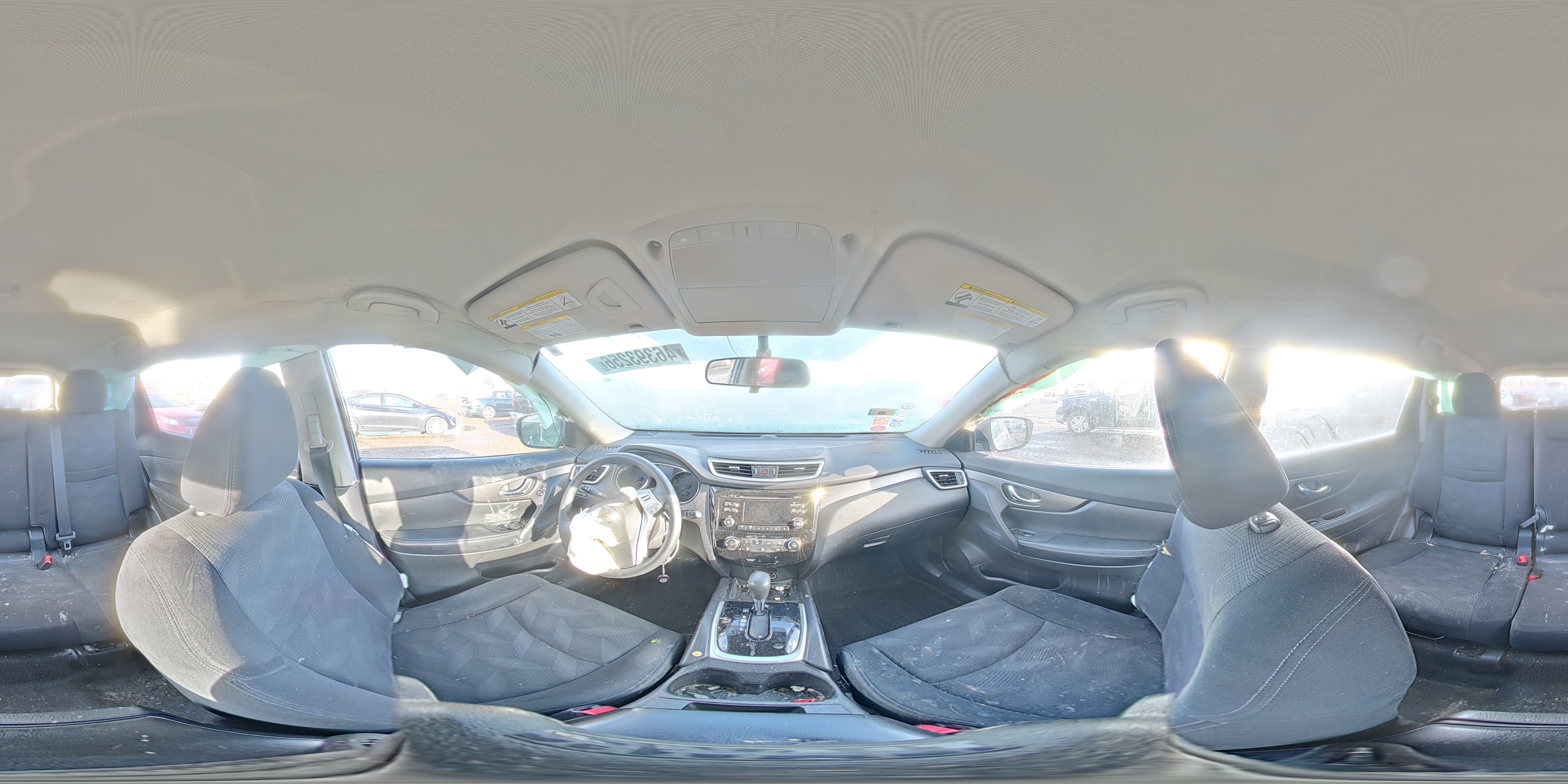 2014 Nissan Rogue S Серый vin: 5N1AT2MV8EC790307