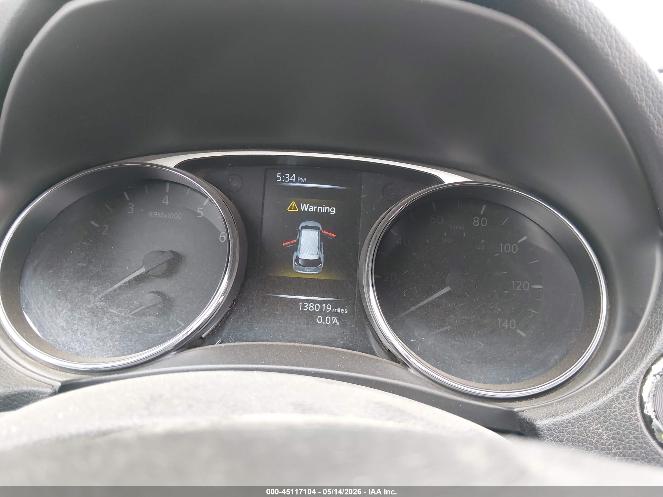 2014 Nissan Rogue Sl Black vin: 5N1AT2MV8EC795295