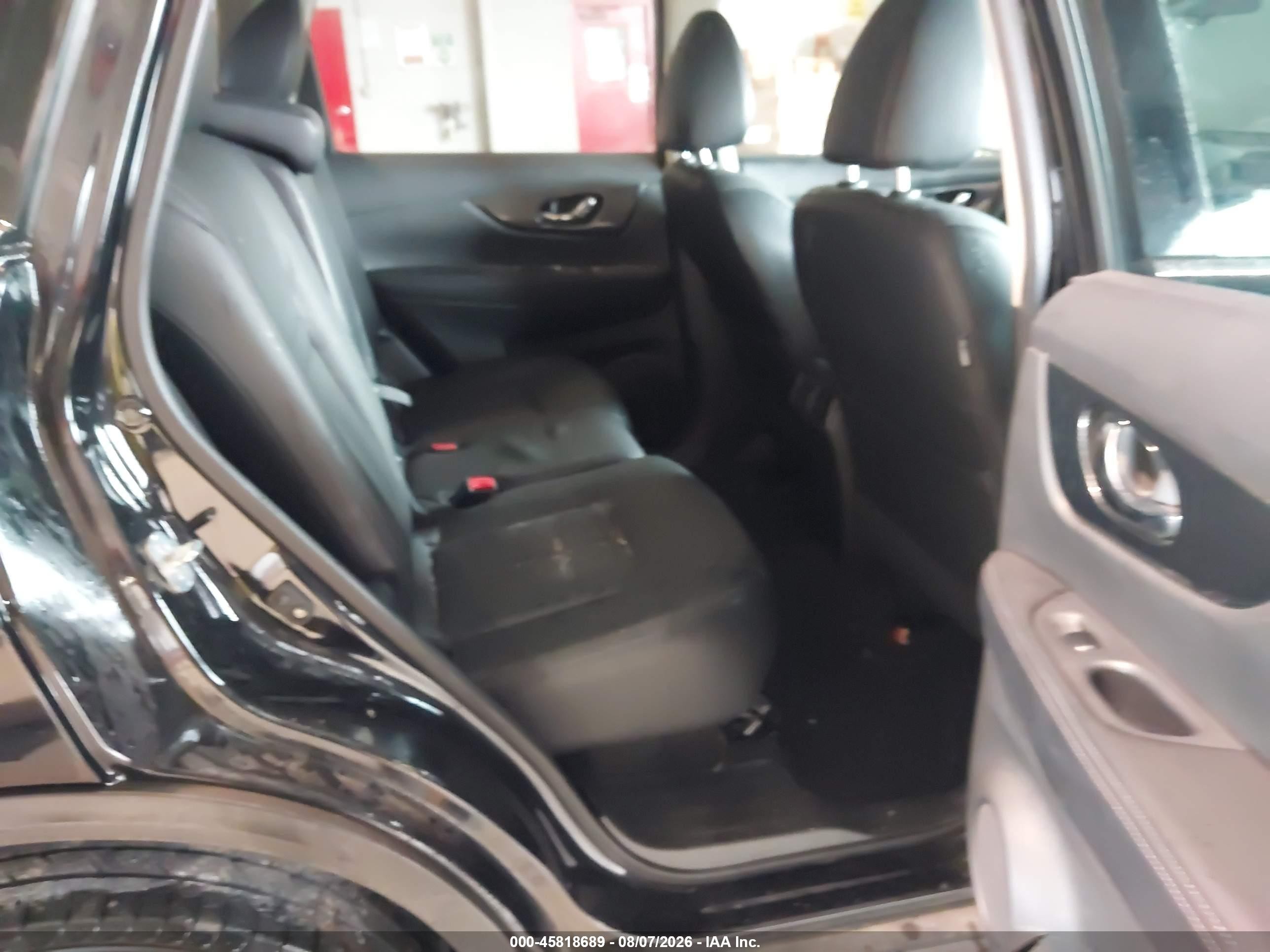 2014 Nissan Rogue Sl Black vin: 5N1AT2MV8EC837397