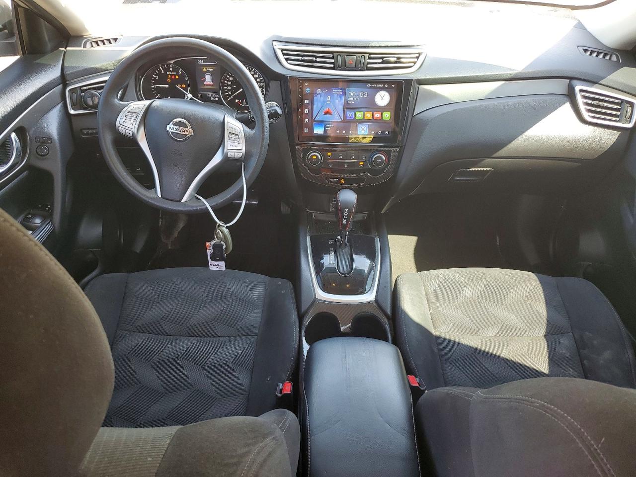 2014 Nissan Rogue S Silver vin: 5N1AT2MV8EC840686