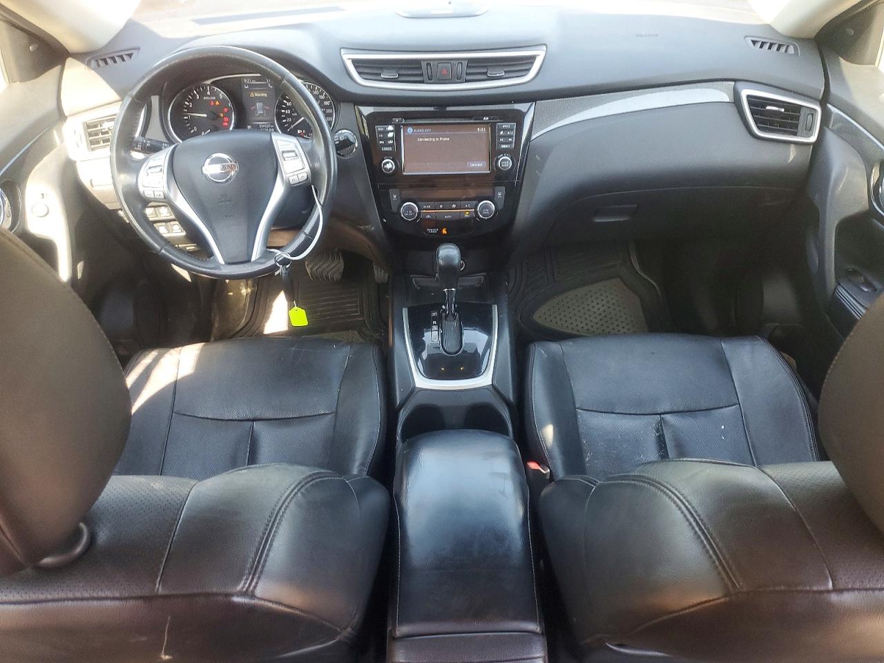 2014 Nissan Rogue S Black vin: 5N1AT2MV8EC842843
