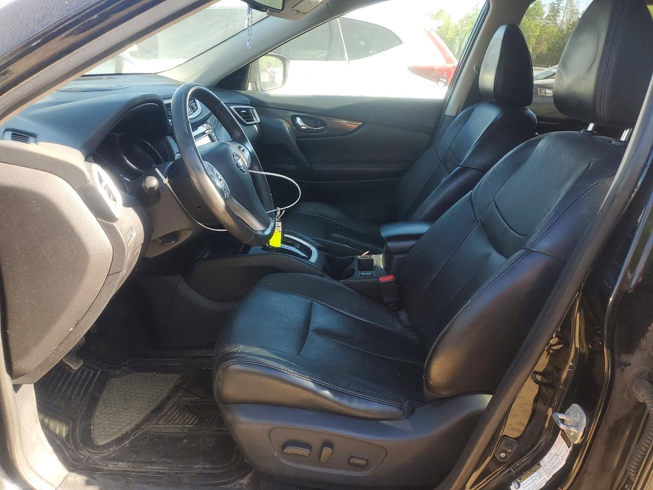 2014 Nissan Rogue S Black vin: 5N1AT2MV8EC842843
