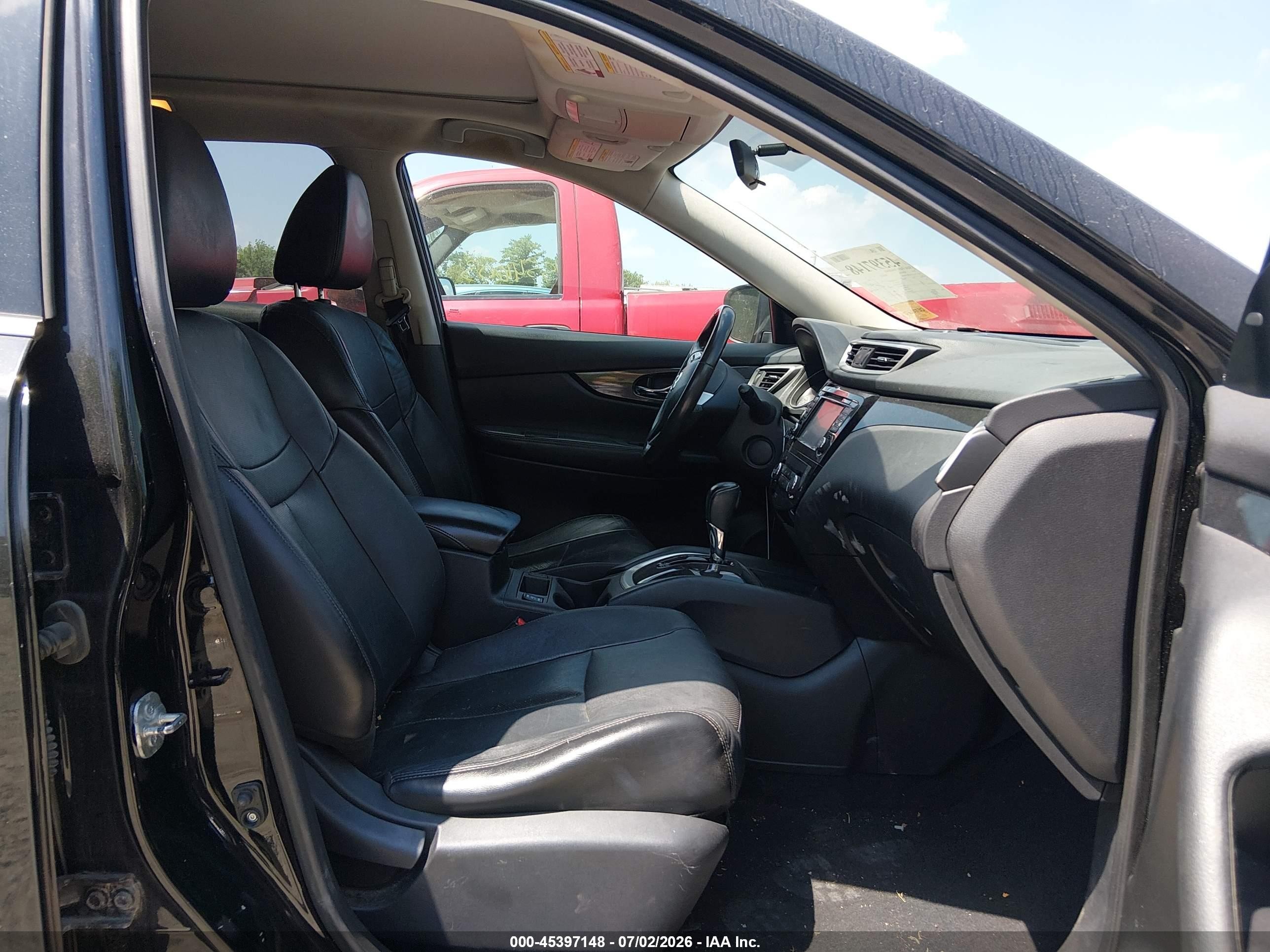 2014 Nissan Rogue Sl Gray vin: 5N1AT2MV8EC850098