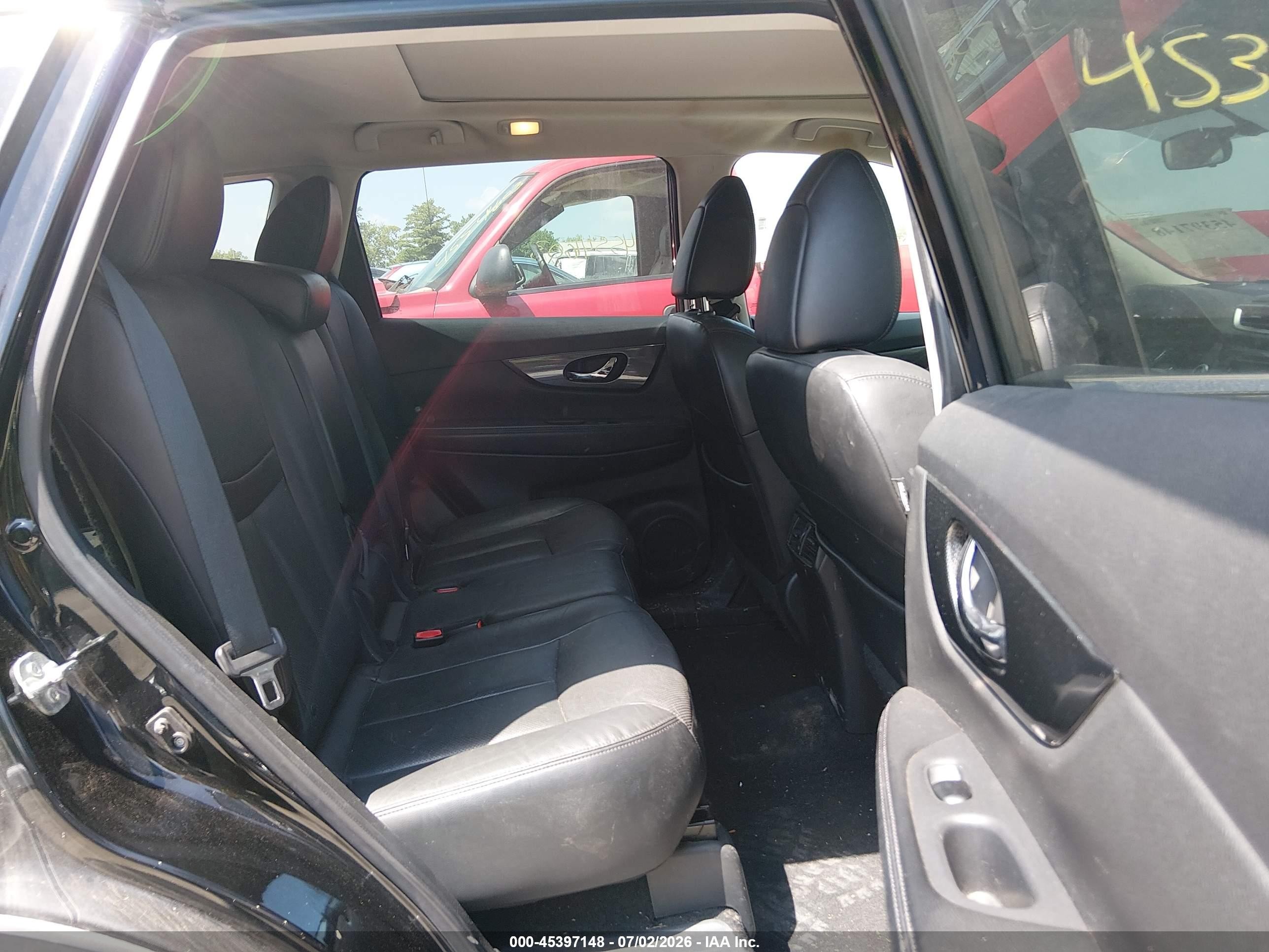 2014 Nissan Rogue Sl Gray vin: 5N1AT2MV8EC850098