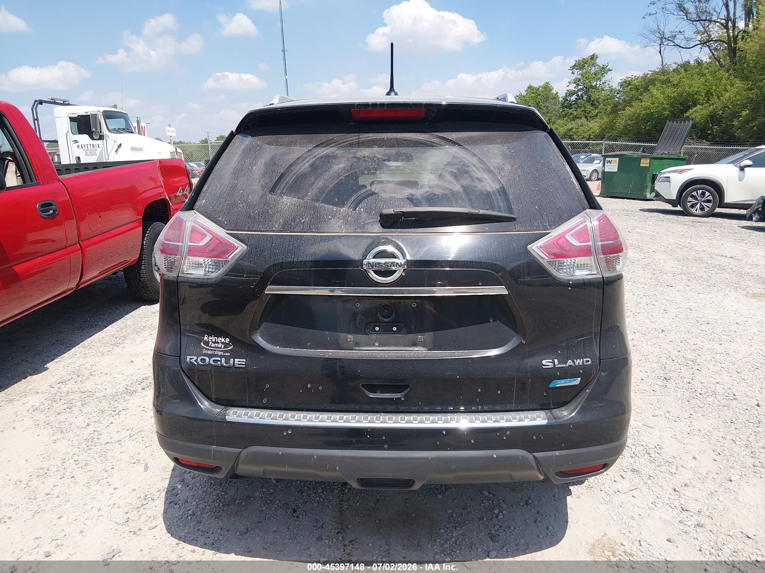 2014 Nissan Rogue Sl Gray vin: 5N1AT2MV8EC850098