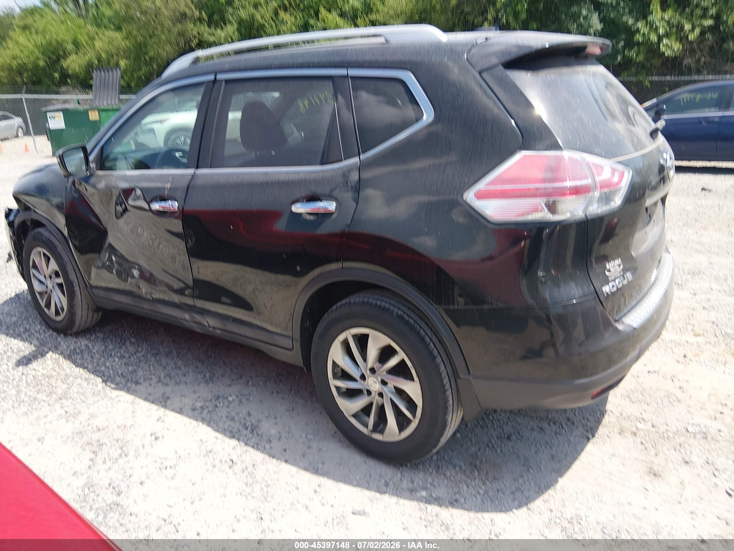 2014 Nissan Rogue Sl Gray vin: 5N1AT2MV8EC850098