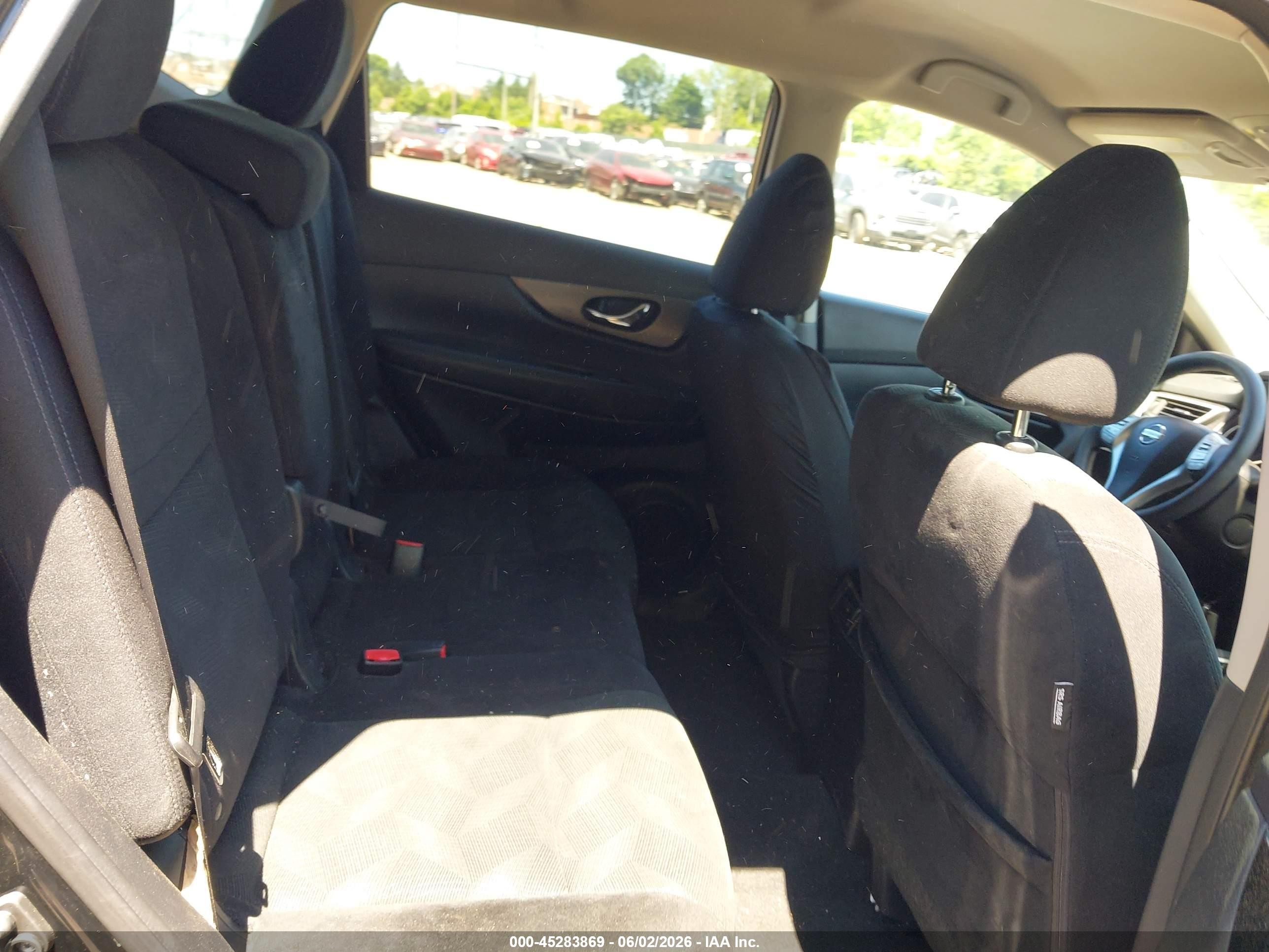 2014 Nissan Rogue Sv Black vin: 5N1AT2MV8EC851056