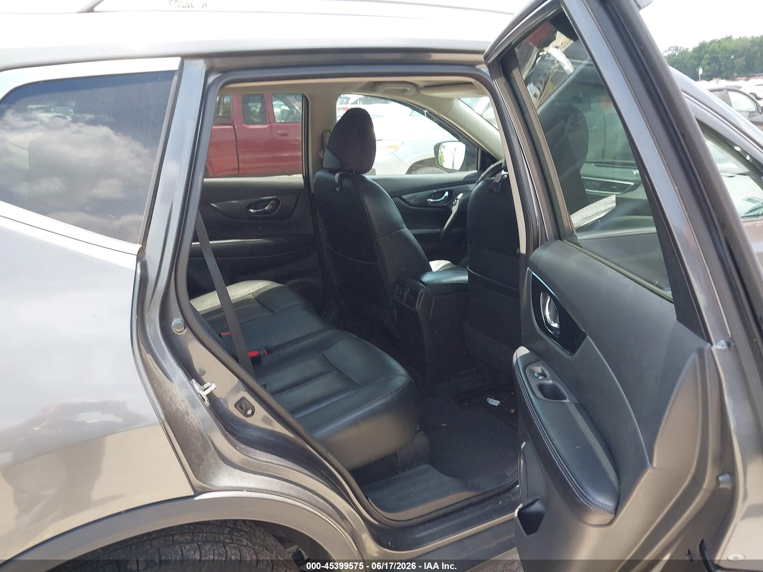 2014 Nissan Rogue Sl Gray vin: 5N1AT2MV8EC856712
