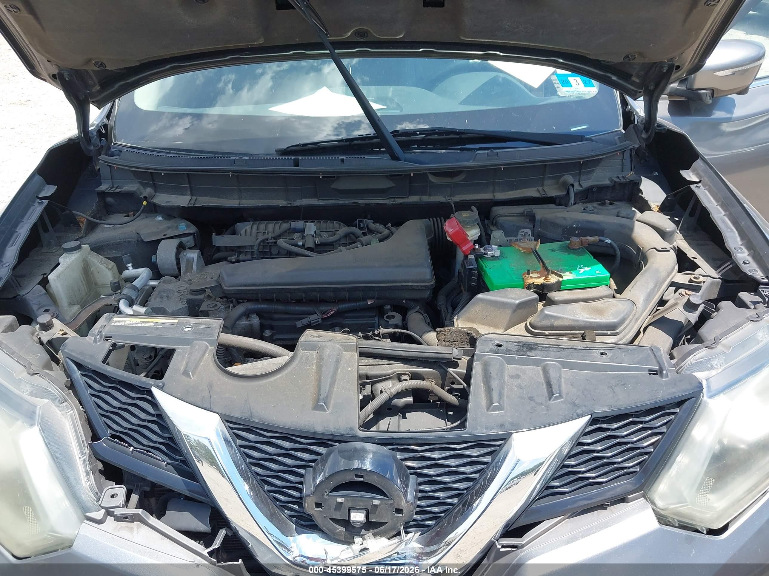 2014 Nissan Rogue Sl Gray vin: 5N1AT2MV8EC856712