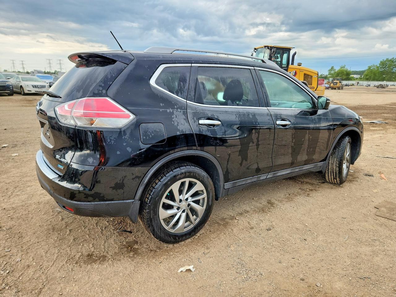 2014 Nissan Rogue Sl Черный vin: 5N1AT2MV8EC859979