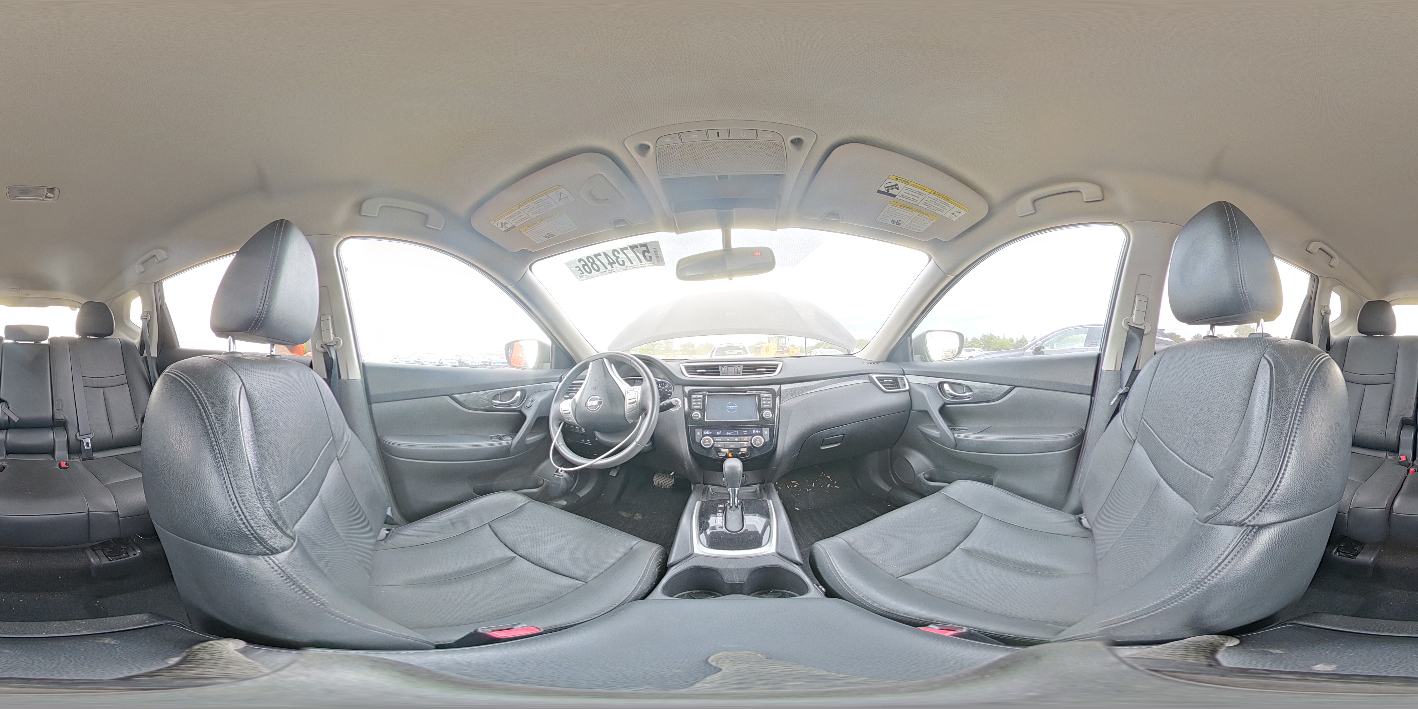 2014 Nissan Rogue Sl Черный vin: 5N1AT2MV8EC859979