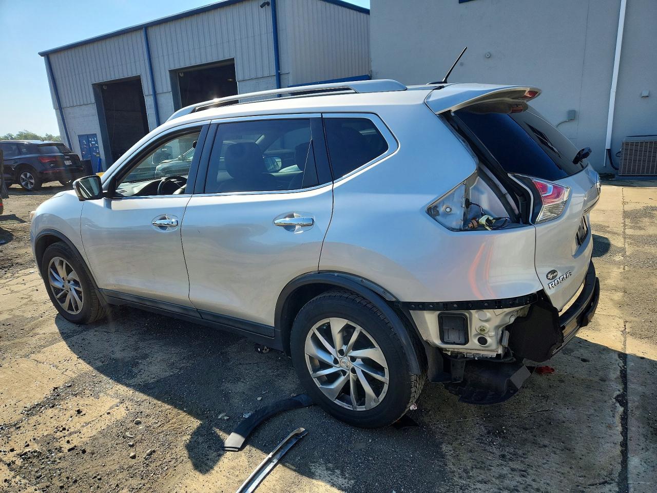 2014 Nissan Rogue Sl Серебряный vin: 5N1AT2MV8EC863529