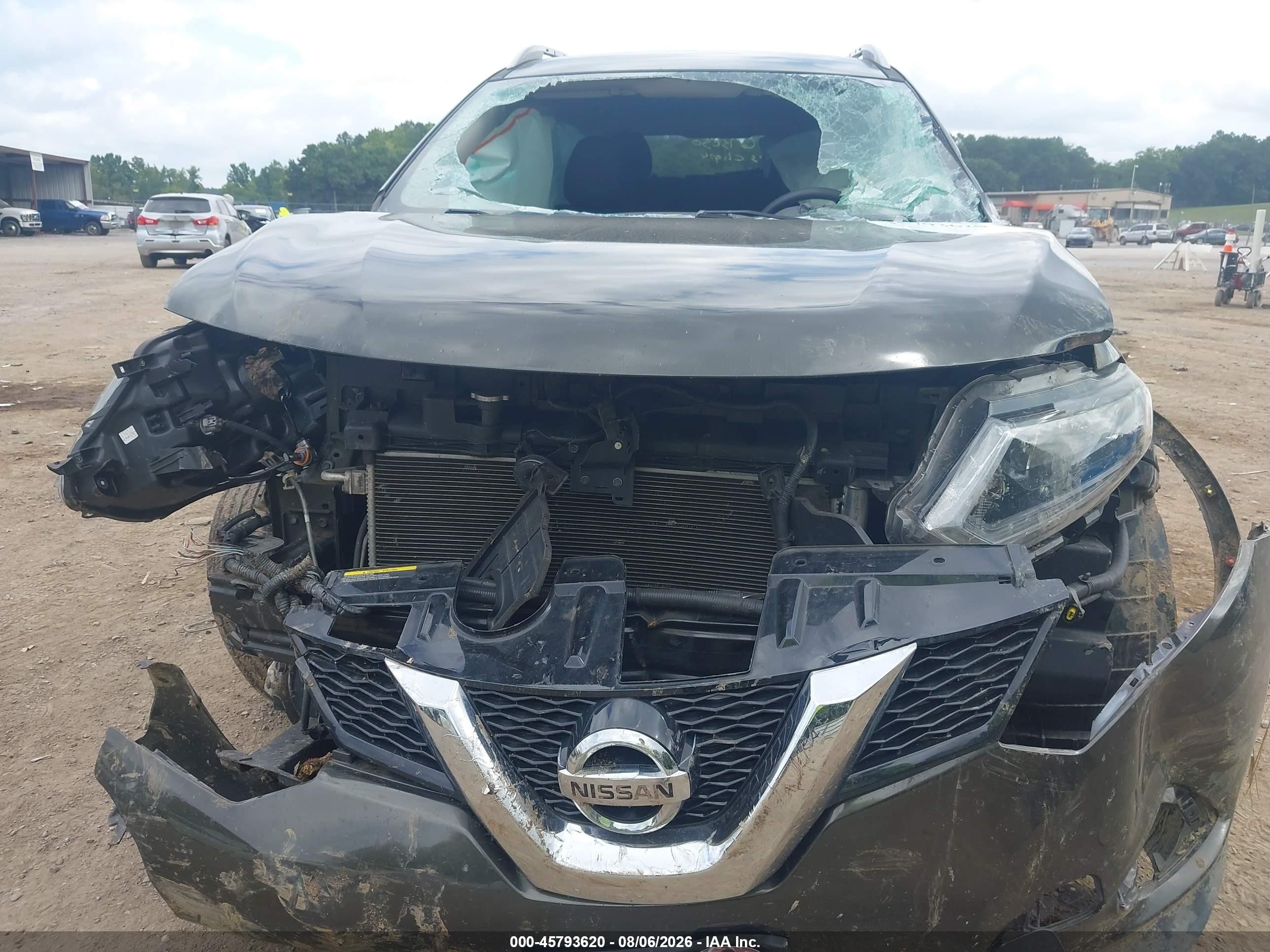 2014 Nissan Rogue Sv Black vin: 5N1AT2MV8EC870738