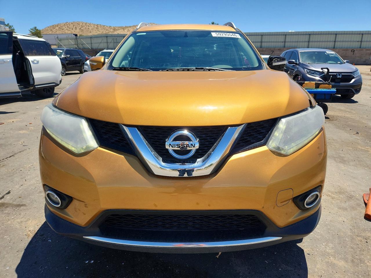2015 Nissan Rogue Sl Gold vin: 5N1AT2MV8FC772763
