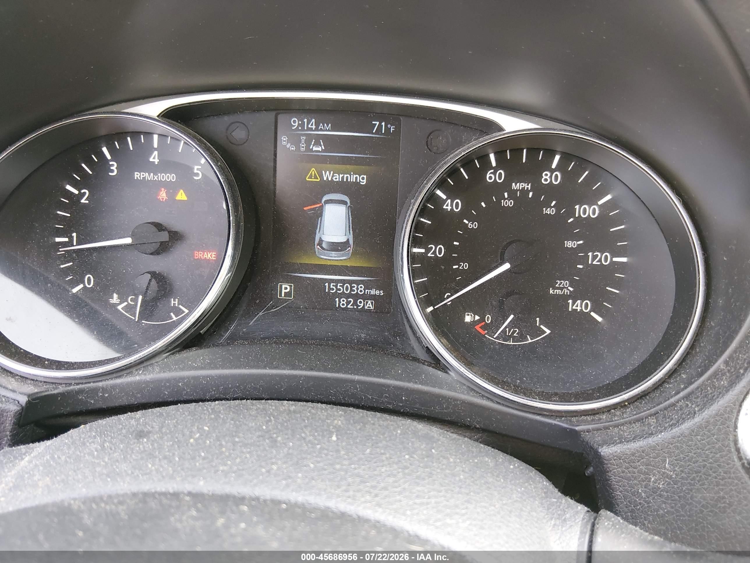 2015 Nissan Rogue Sl White vin: 5N1AT2MV8FC795542