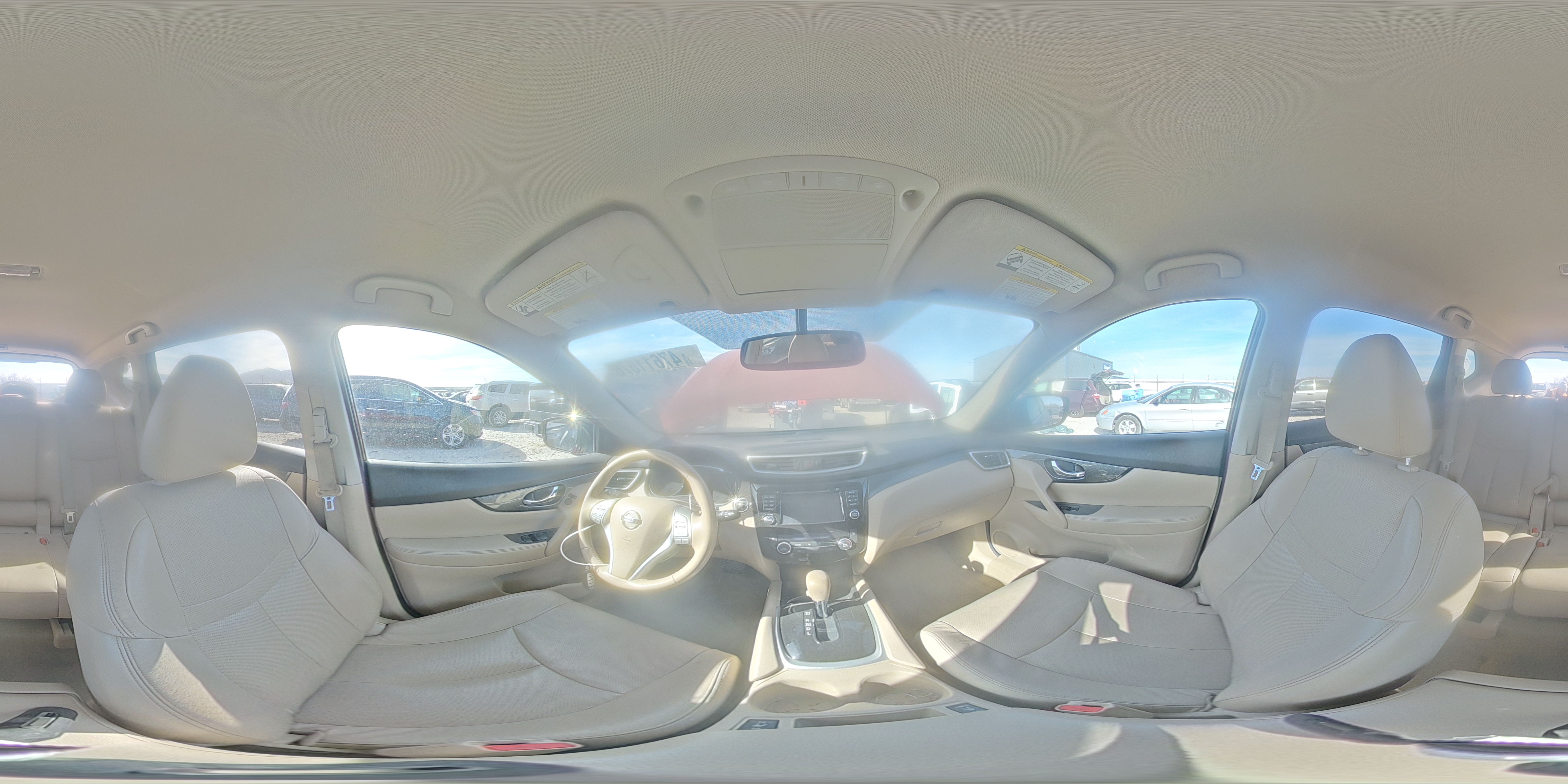 2015 Nissan Rogue Sl Red vin: 5N1AT2MV8FC795721