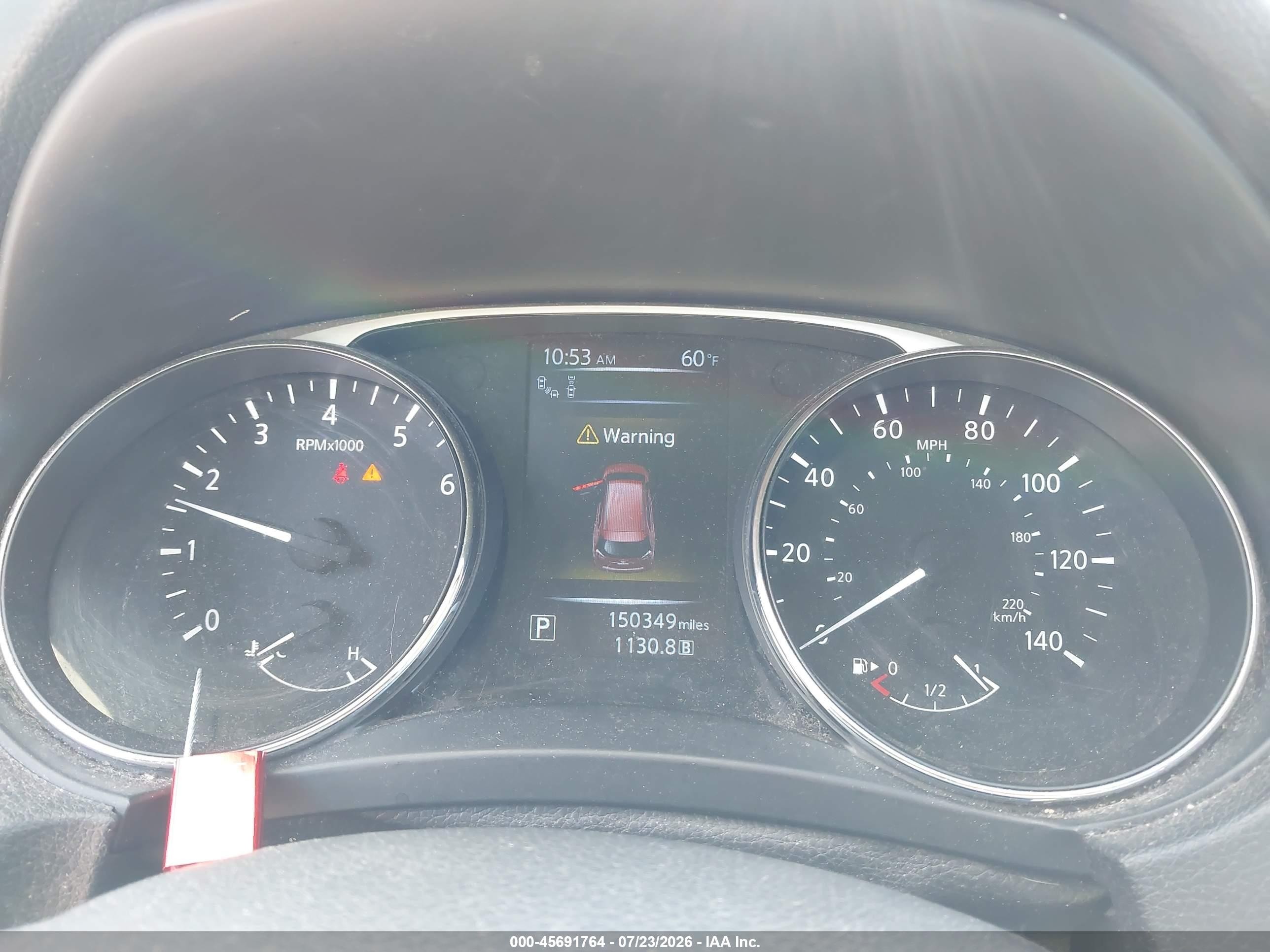 2015 Nissan Rogue Sl Red vin: 5N1AT2MV8FC795783