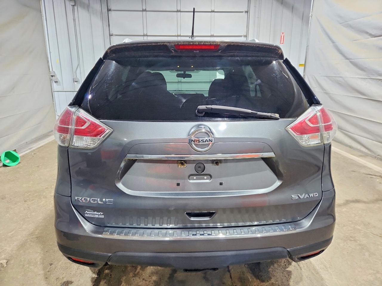 2015 Nissan Rogue Sv Gray vin: 5N1AT2MV8FC809200
