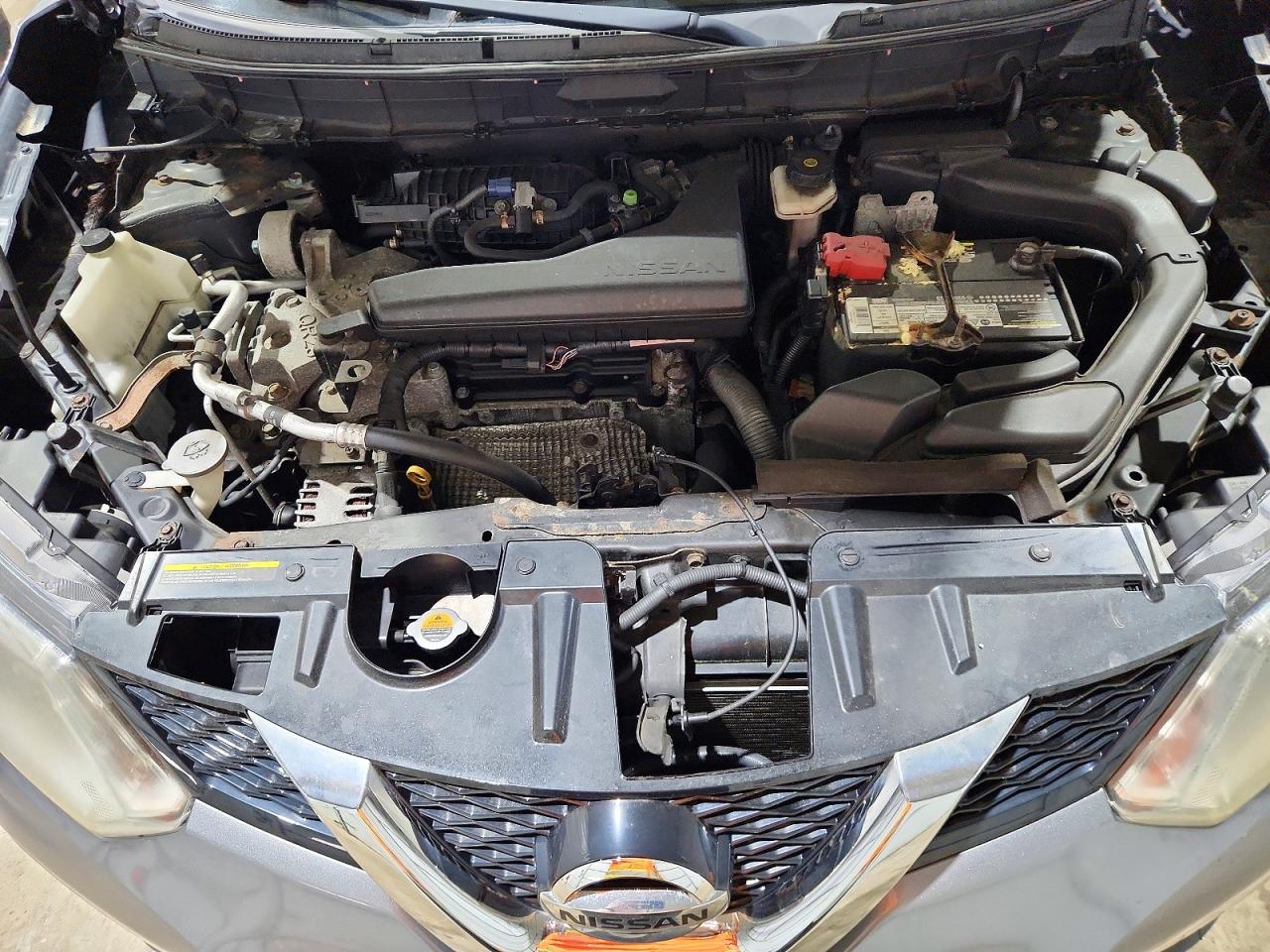 2015 Nissan Rogue Sv Gray vin: 5N1AT2MV8FC809200
