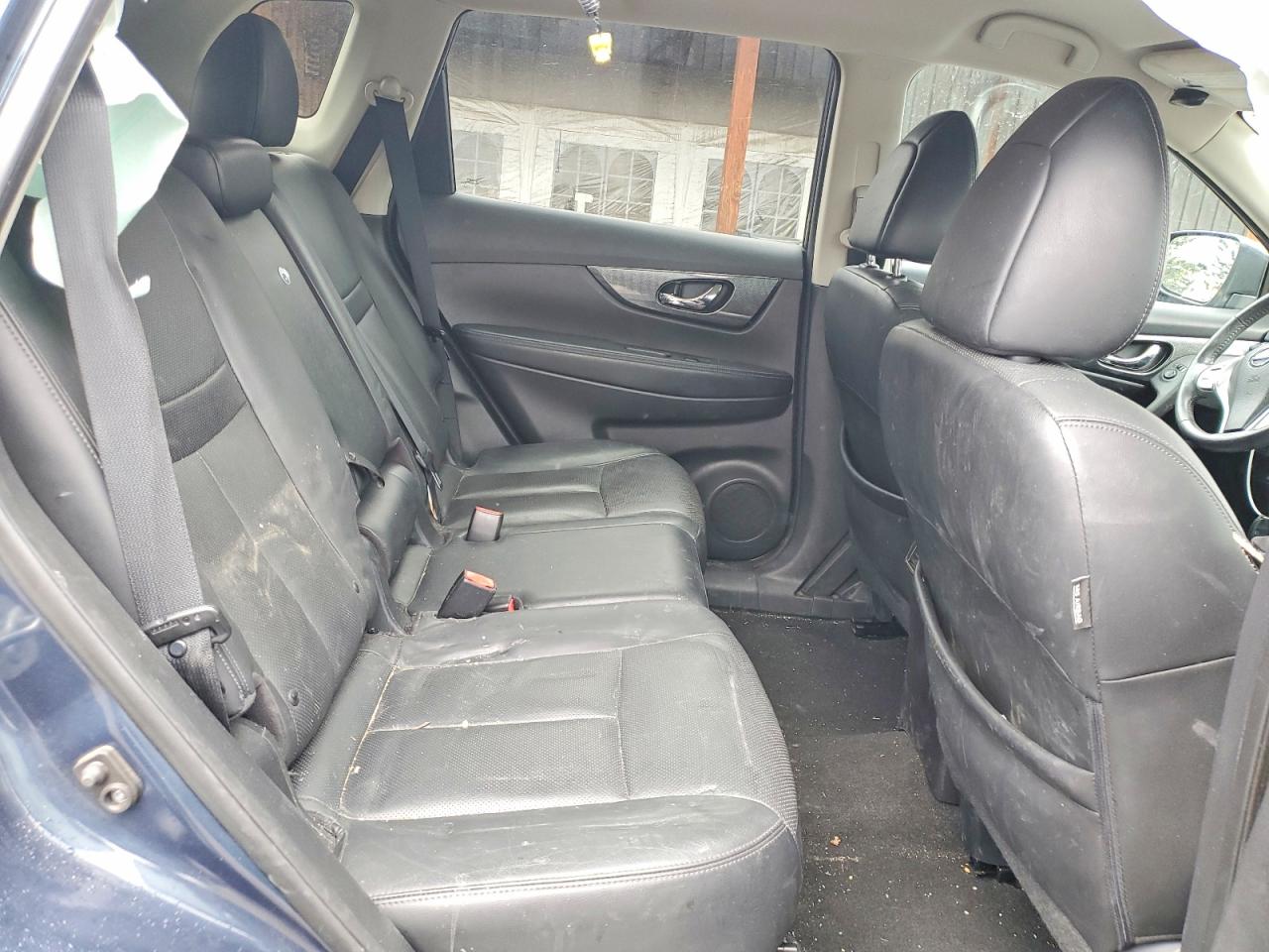 2015 Nissan Rogue Sl Синий vin: 5N1AT2MV8FC812081