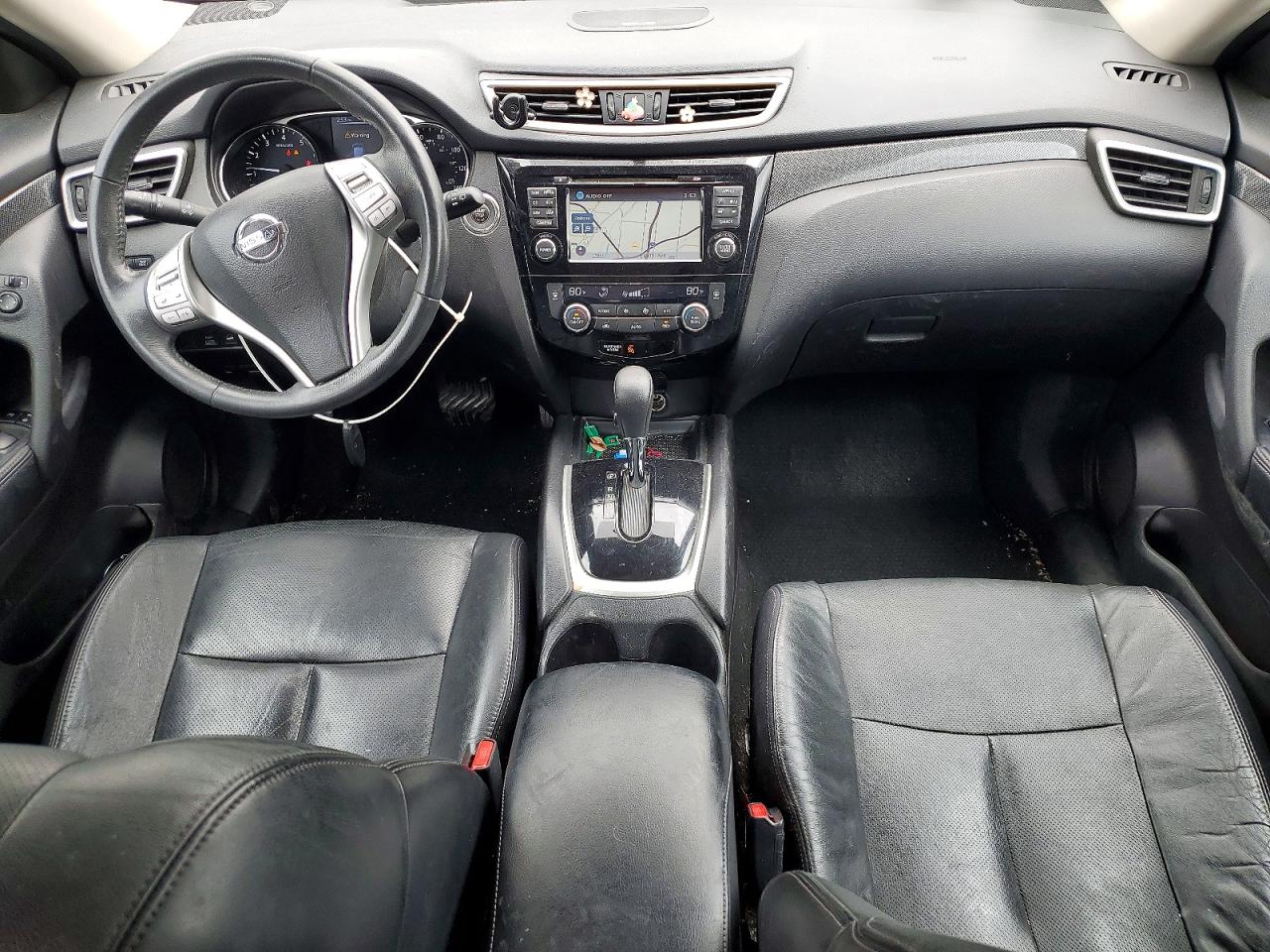 2015 Nissan Rogue Sl Синий vin: 5N1AT2MV8FC812081
