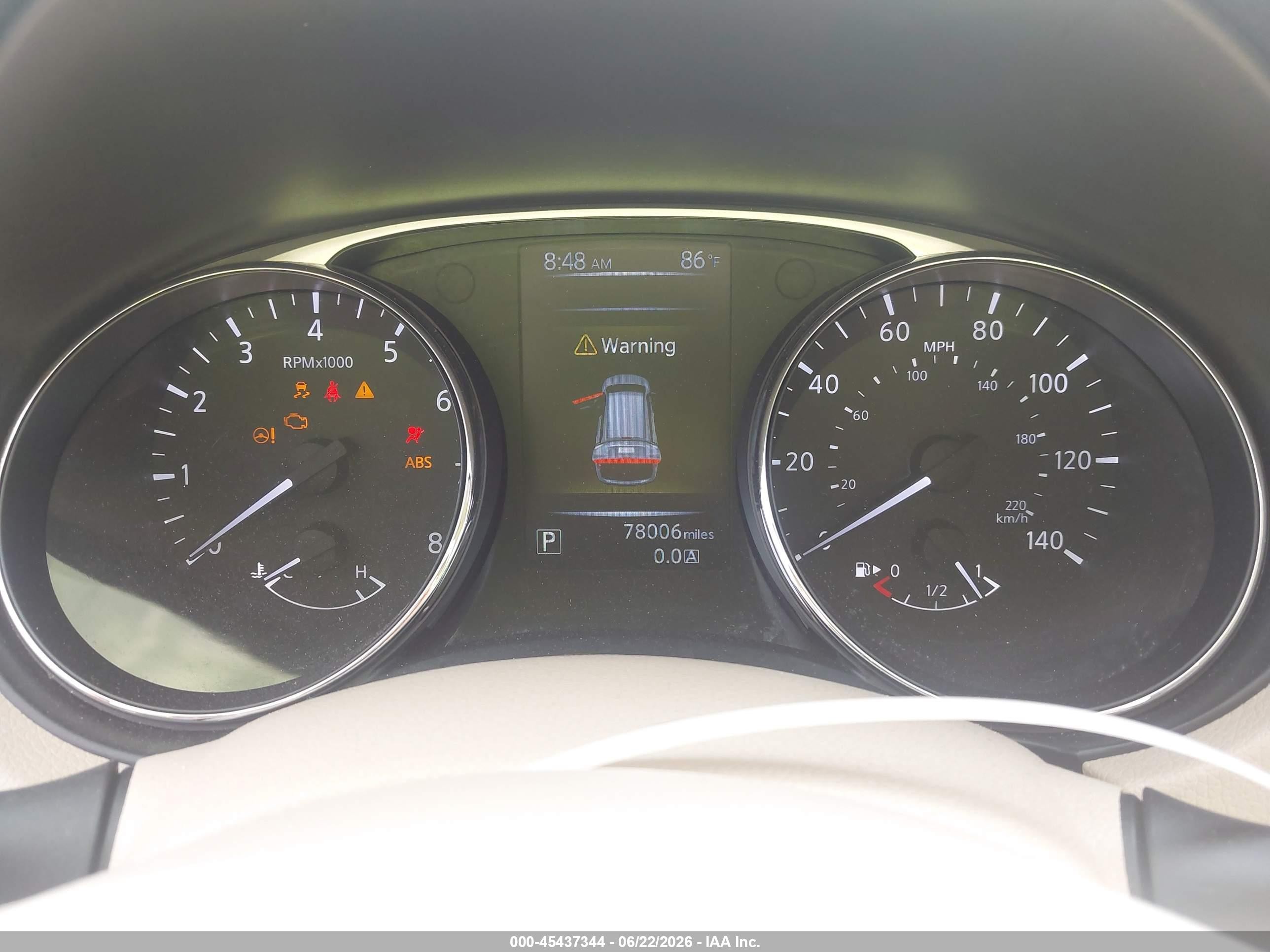 2015 Nissan Rogue Sv Blue vin: 5N1AT2MV8FC812114
