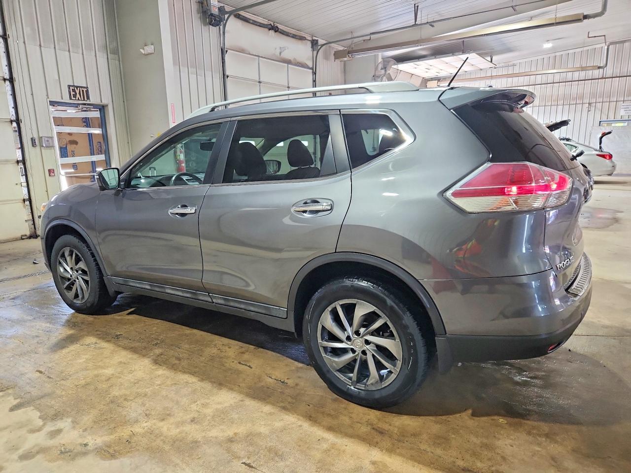 2015 Nissan Rogue Sl Gray vin: 5N1AT2MV8FC829124