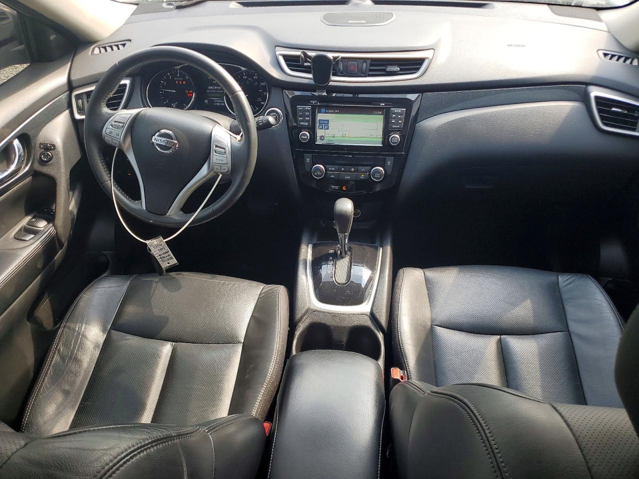 2015 Nissan Rogue Sl Silver vin: 5N1AT2MV8FC840432