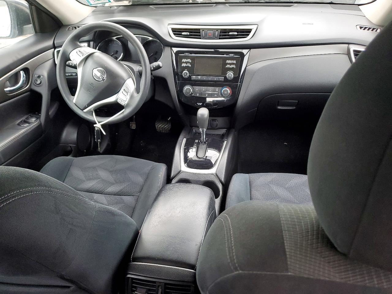 2015 Nissan Rogue S Blue vin: 5N1AT2MV8FC841760