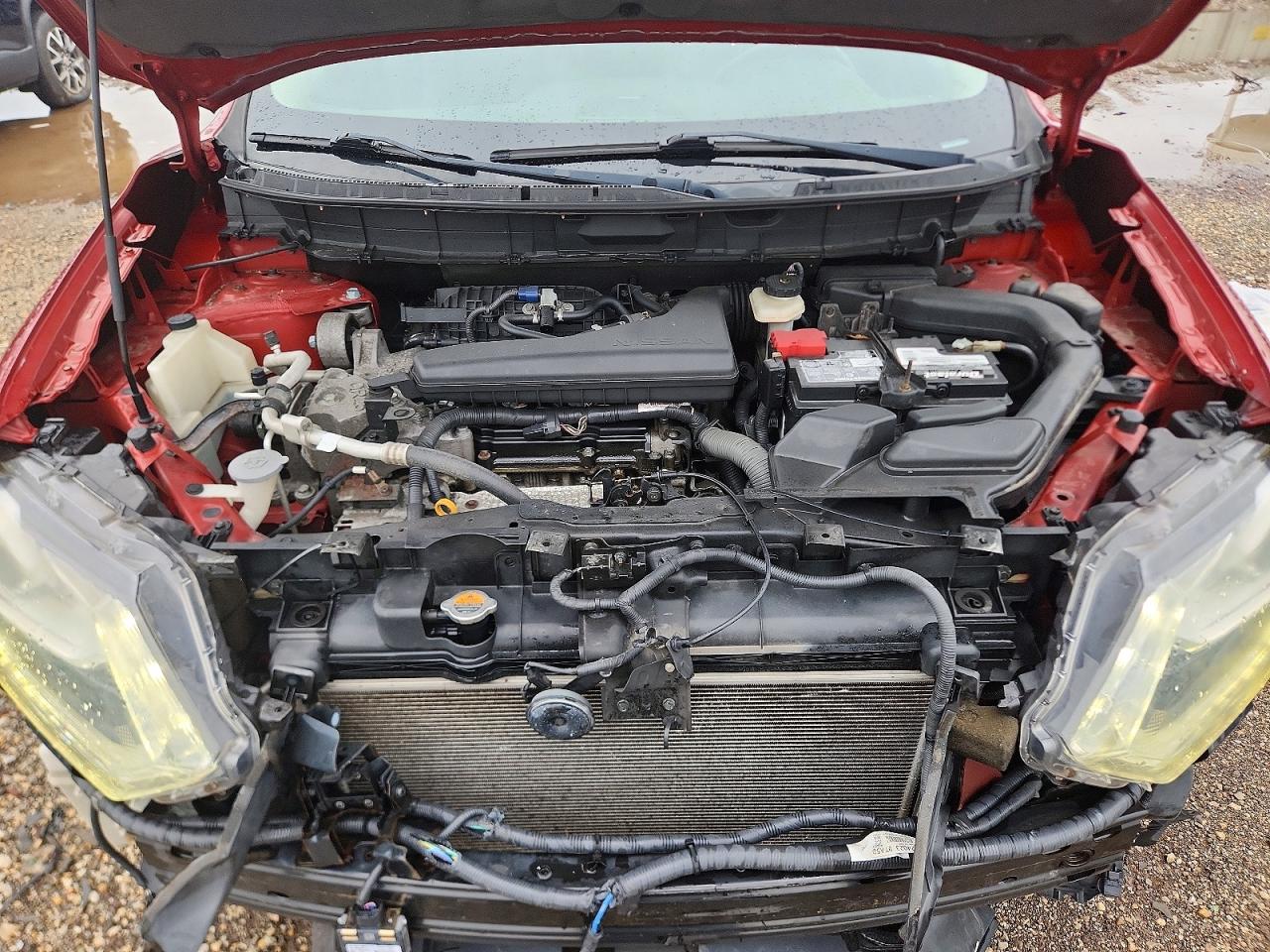 2015 Nissan Rogue Sl Maroon vin: 5N1AT2MV8FC854847