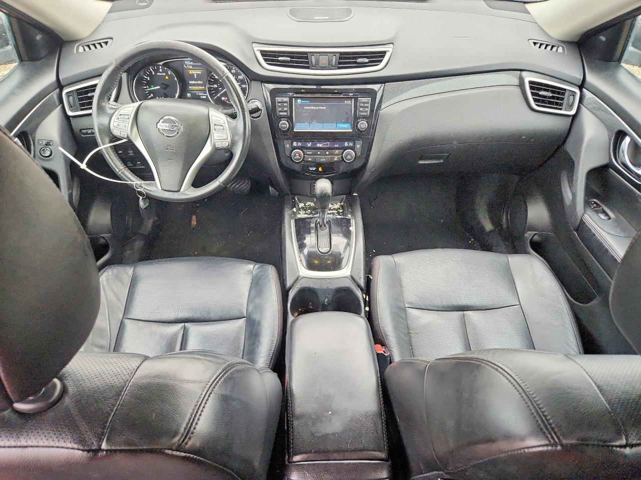 2015 Nissan Rogue Sl Maroon vin: 5N1AT2MV8FC854847