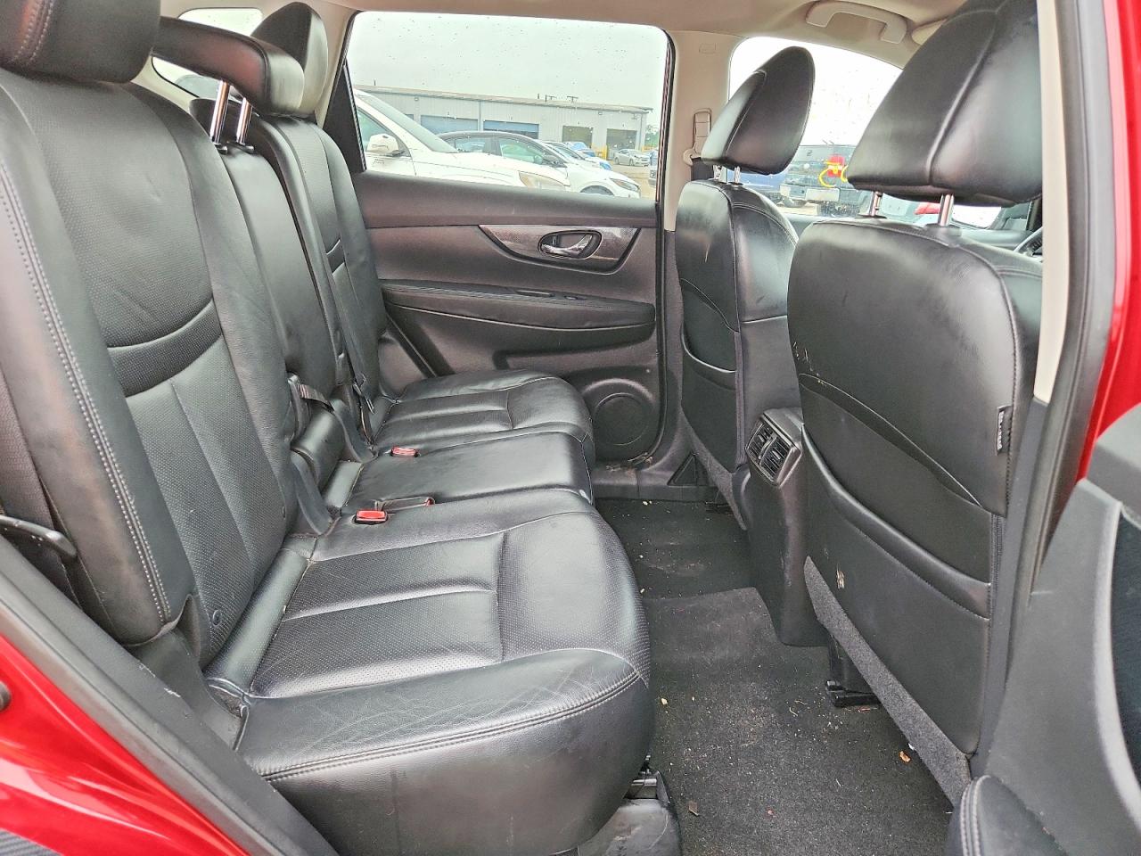 2015 Nissan Rogue Sl Maroon vin: 5N1AT2MV8FC854847
