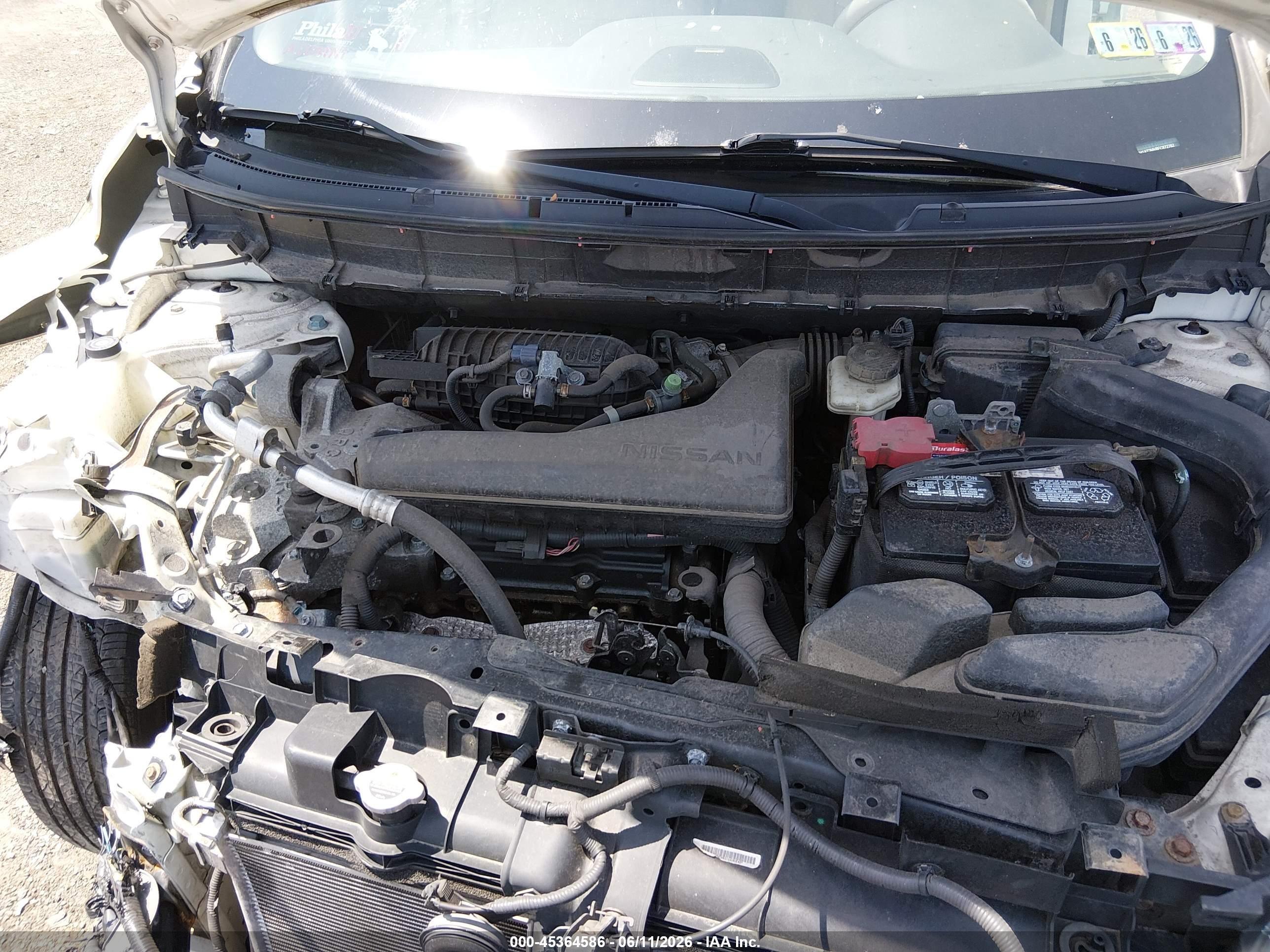 2015 Nissan Rogue Sl Белый vin: 5N1AT2MV8FC872782