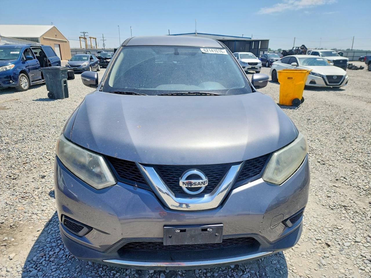 2015 Nissan Rogue S Gray vin: 5N1AT2MV8FC883698