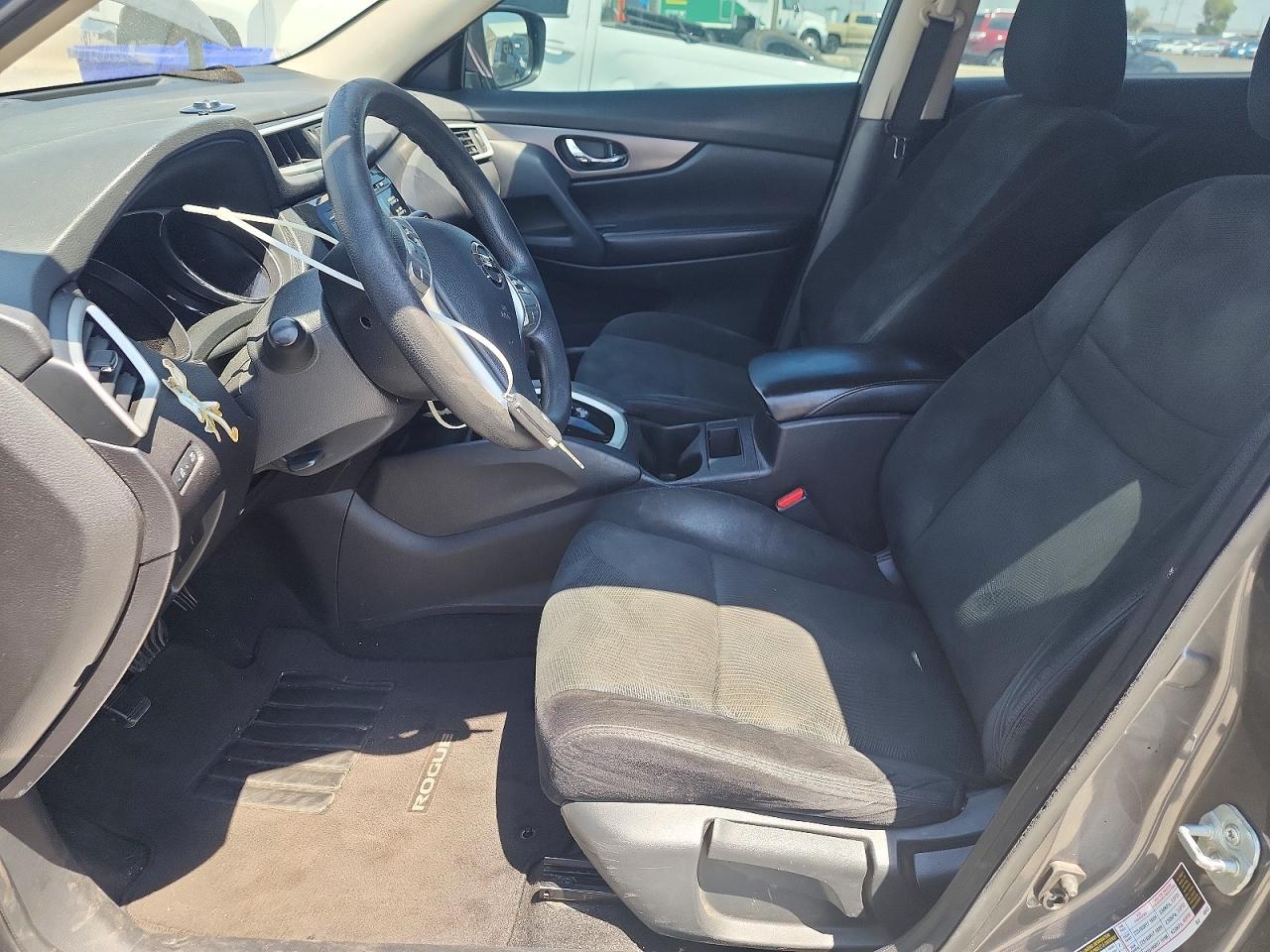 2015 Nissan Rogue S Gray vin: 5N1AT2MV8FC883698