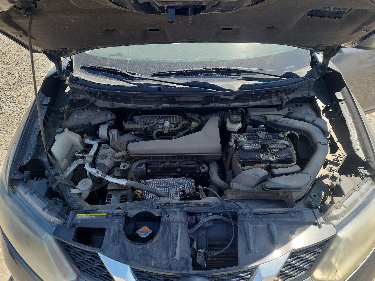2015 Nissan Rogue S Gray vin: 5N1AT2MV8FC883698