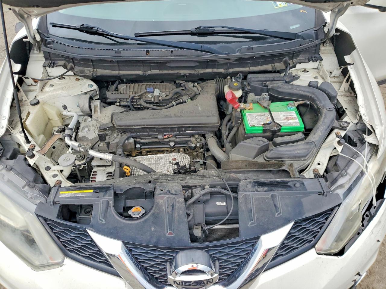 2015 Nissan Rogue Sl White vin: 5N1AT2MV8FC888268