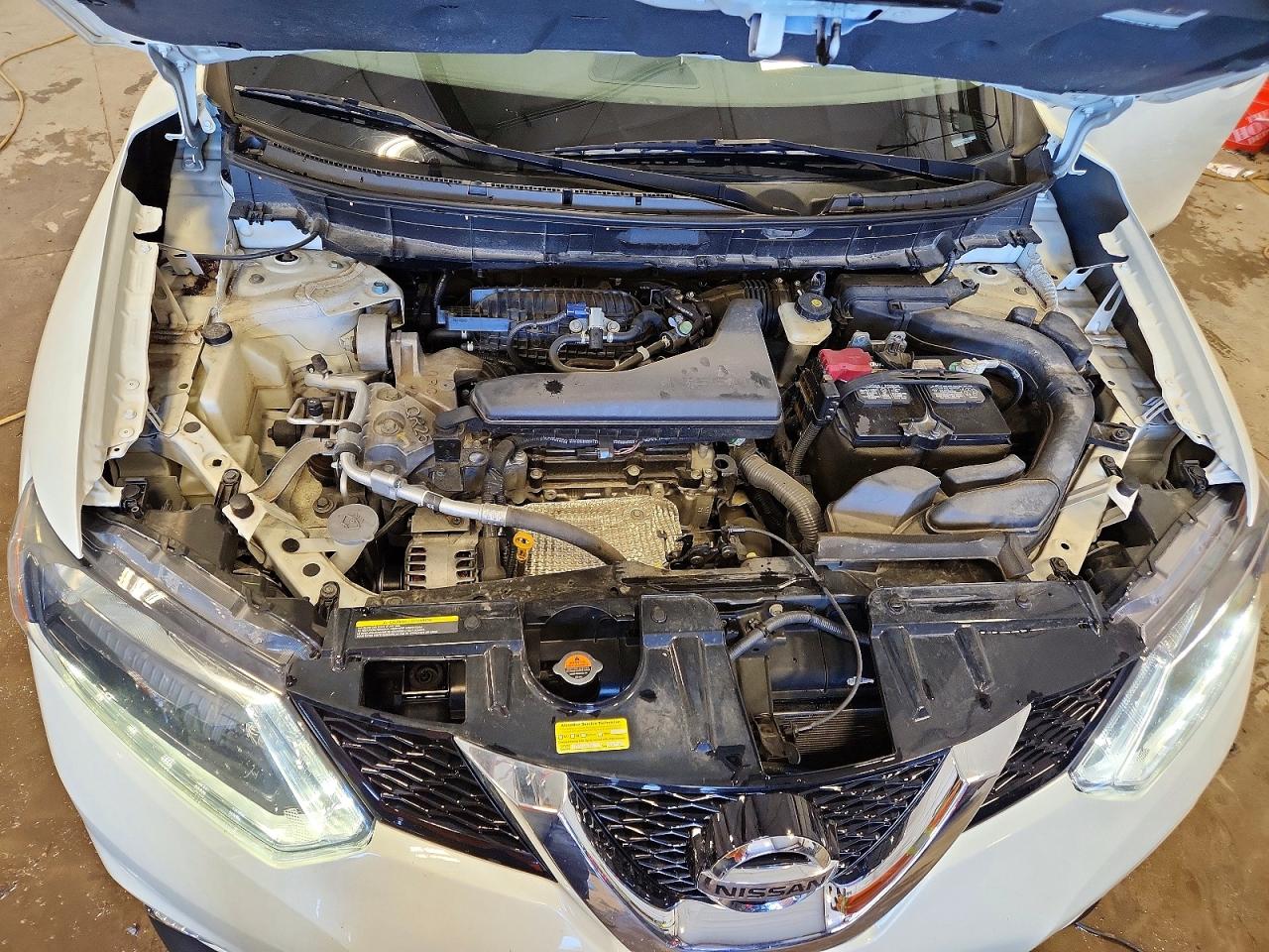 2015 Nissan Rogue Sl White vin: 5N1AT2MV8FC902525