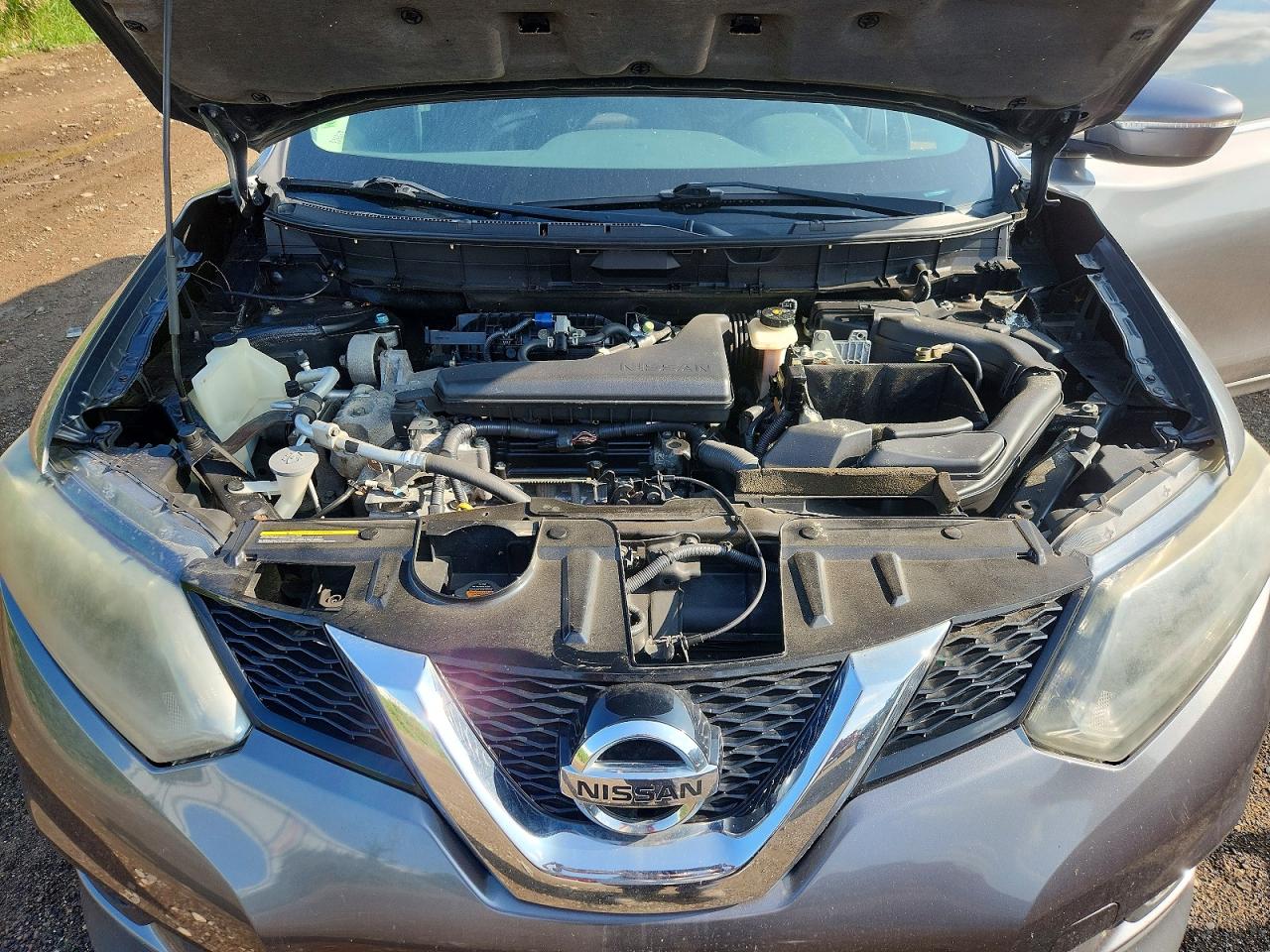 2015 Nissan Rogue Sv Gray vin: 5N1AT2MV8FC911662